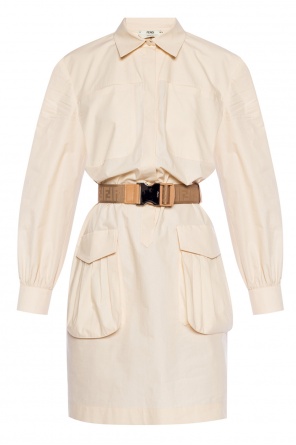 Belted shirt dress, zdjęcie 1 Belted shirt dress od Fendi